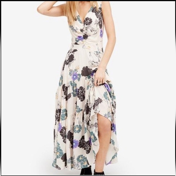 FREE PEOPLE SURE THING FLORAL MAXIDRESS - Picture 2 of 15